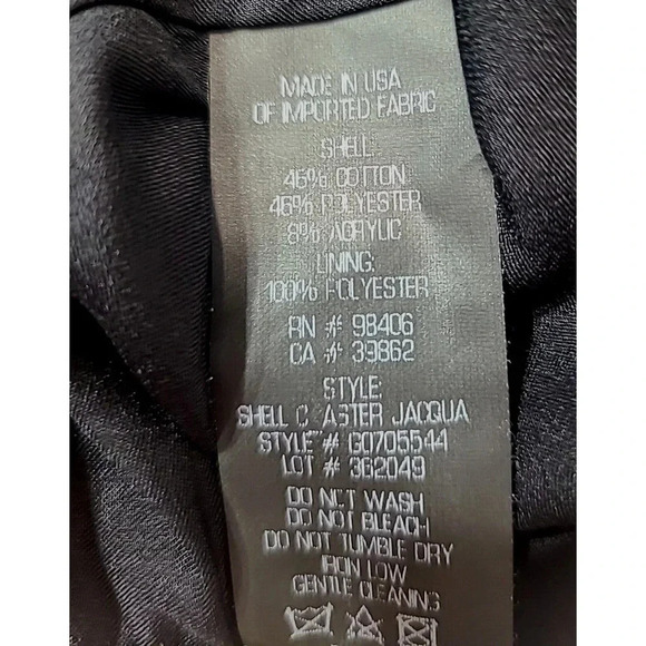 Theory Shell C Aster Jacquard Blouse Top Women's Large Black Sleeveless - Picture 6 of 6